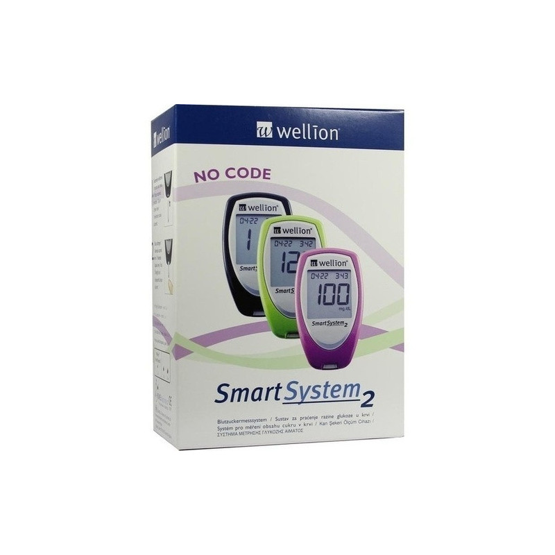 WELLION SmartSyst.2 Blutz.Messg.Set mg/dl schw., 1 ST – PZN 2646054