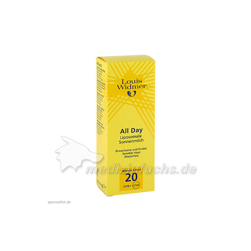 WIDMER All Day 20 Milch leicht parf, 100 ML – PZN 9167109