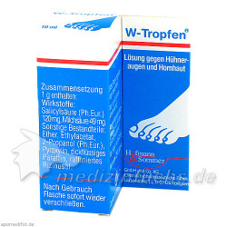 W-Tropfen Lösung gegen Hühneraugen u. Hornhaut, 10 ML – PZN 4347462