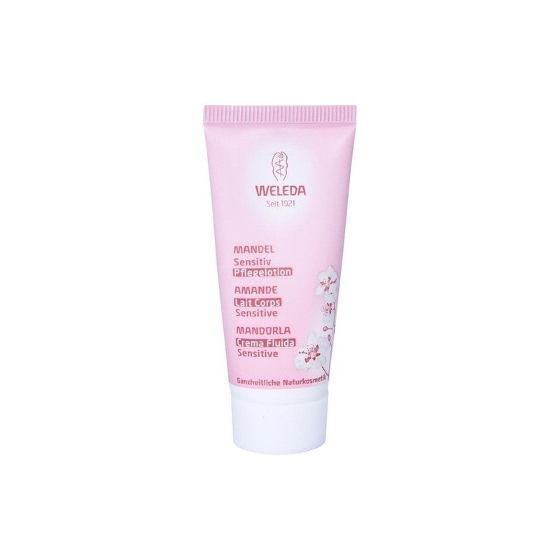 WELEDA Mandel Sensitiv Pflegelotion, 20 ML – PZN 10946681