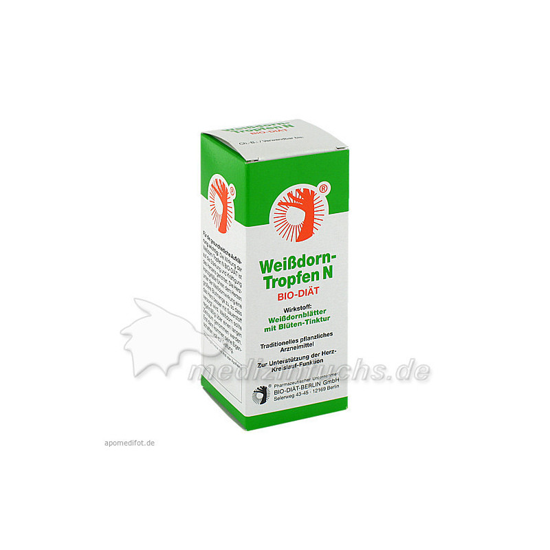 WEISSDORN TROPFEN N Bio-Di, 100 ML – PZN 678624