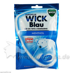 WICK BLAU Bonbons o.Zucker, 72 G – PZN 8861888
