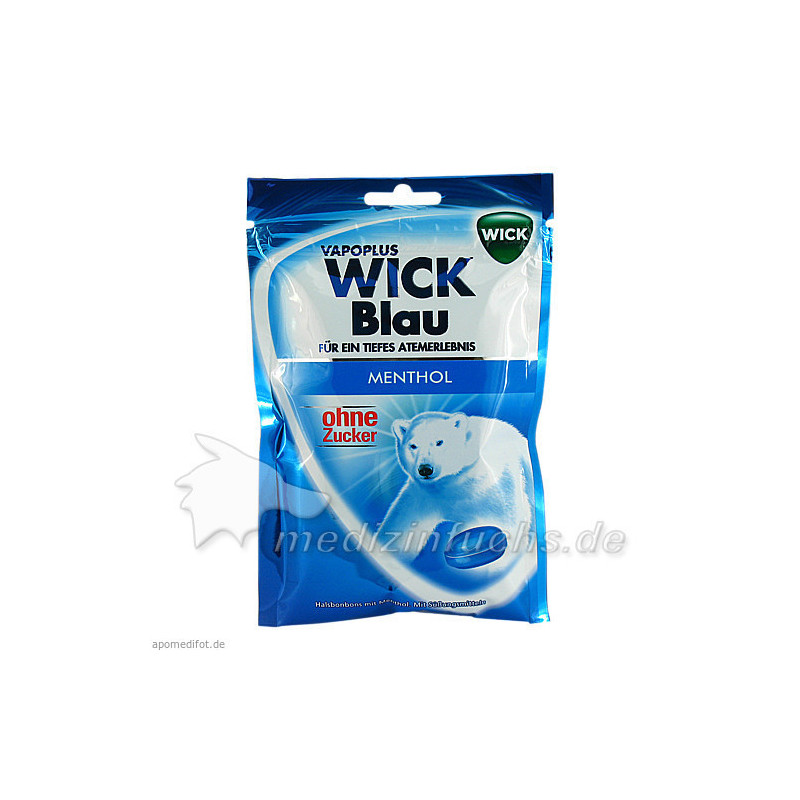 WICK BLAU Bonbons o.Zucker, 72 G – PZN 8861888