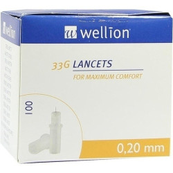 WELLION Lancets 33 G, 100 ST – PZN 5485516
