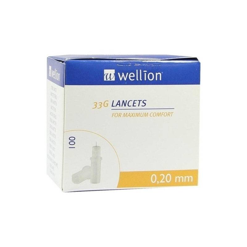 WELLION Lancets 33 G, 100 ST – PZN 5485516