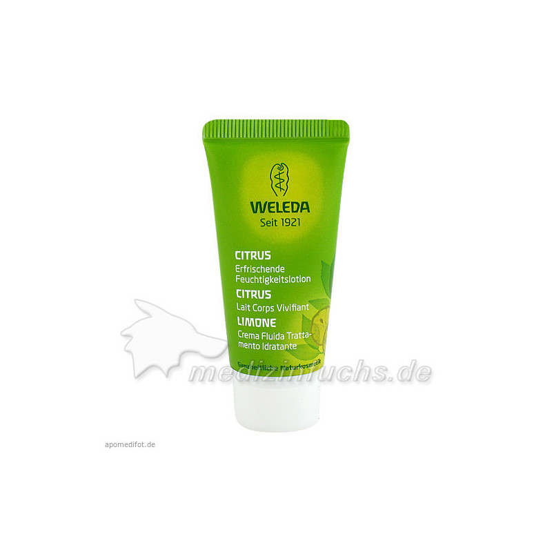 WELEDA Citrus erfrischende Feuchtigkeitslotion, 20 ML – PZN 7625269