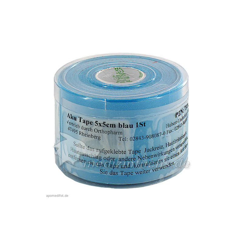 Aku Tape 5cmx5m blau, 1 ST – PZN 7324289