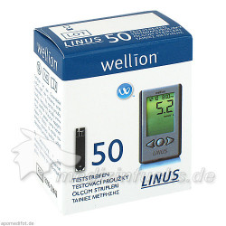 WELLION LINUS Blutzuckerteststreifen, 50 ST – PZN 584805