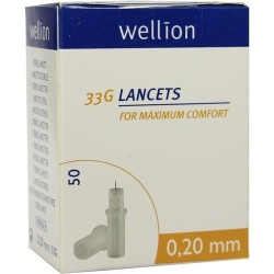 WELLION Lancets 33 G, 50 ST – PZN 5014171