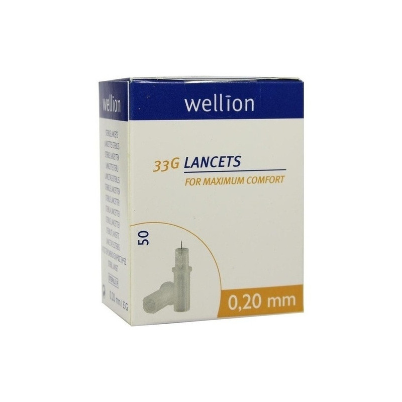 WELLION Lancets 33 G, 50 ST – PZN 5014171
