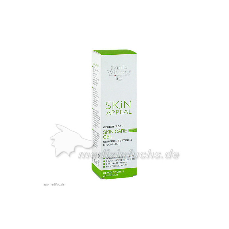 WIDMER Skin Appeal Skin Care Gel unparf, 30 ML – PZN 4042886