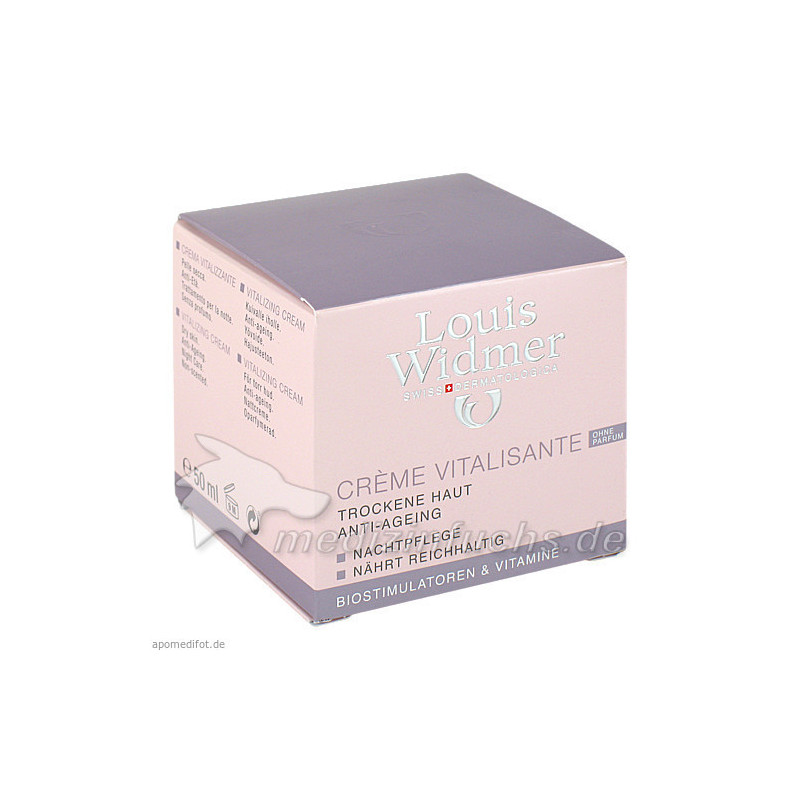 WIDMER Creme Vitalisante unparf, 50 ML – PZN 4851321