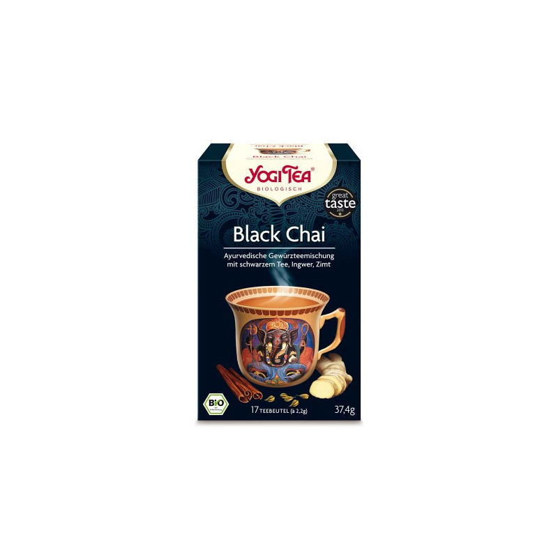 YOGI TEA Black Chai Bio Filterbeutel, 17X2.2 G – PZN 9687688