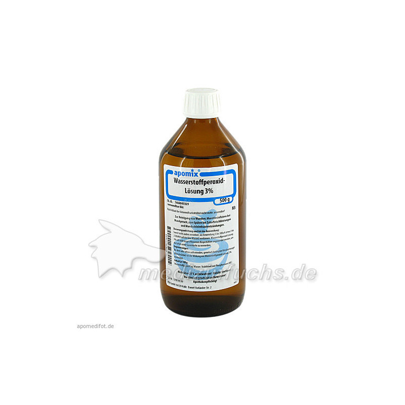 WASSERSTOFFPEROXID 3% DAB 10 L, 500 G – PZN 6171659