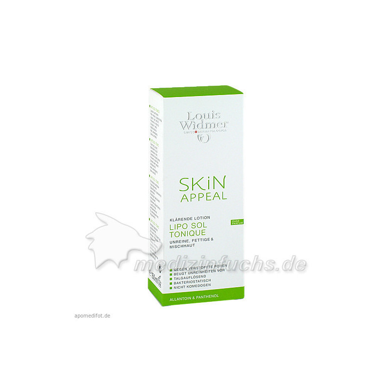 WIDMER Skin Appeal Lipo Sol Tonique, 150 ML – PZN 6920285