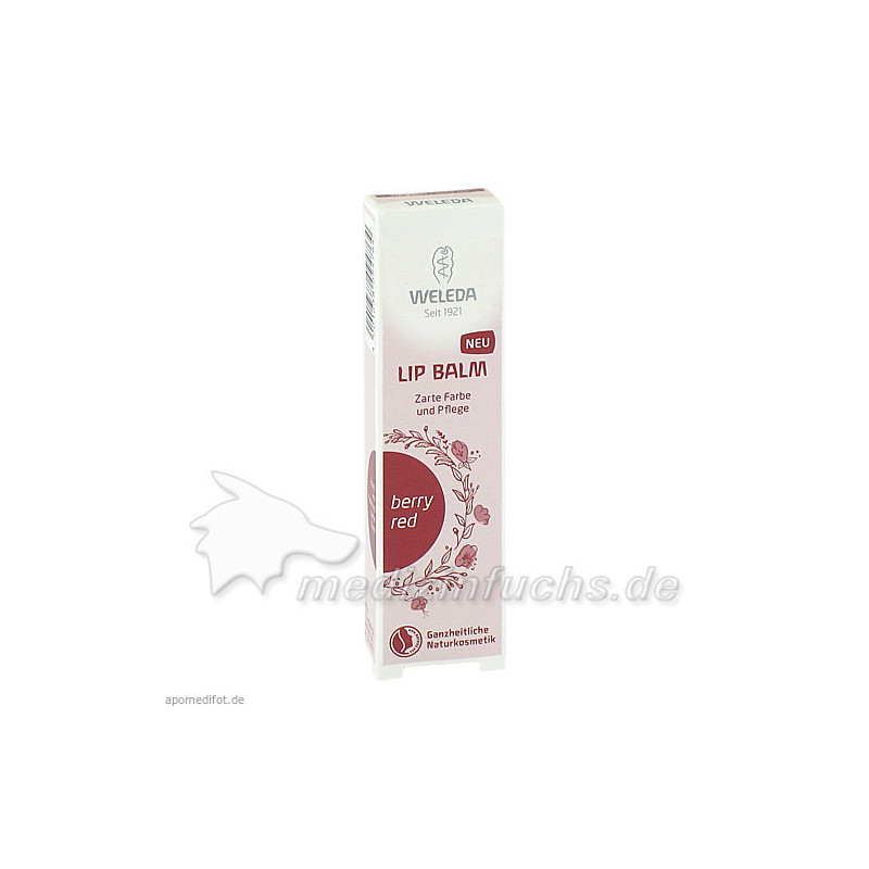 WELEDA Lip Balm berry red, 10 ML – PZN 11340986