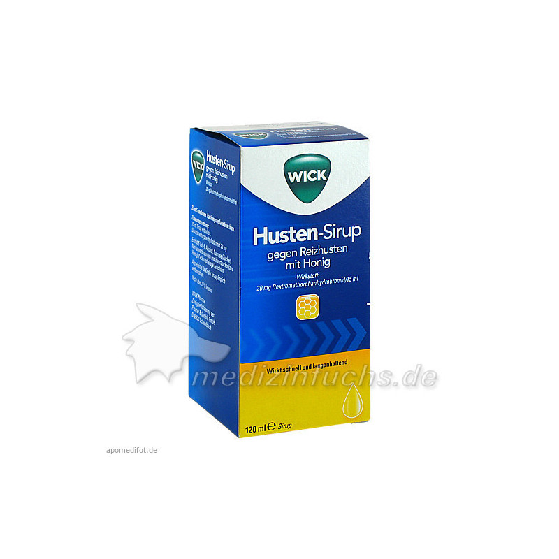 WICK Husten Sirup gg.Reizhusten m.Honig, 120 ML – PZN 811589