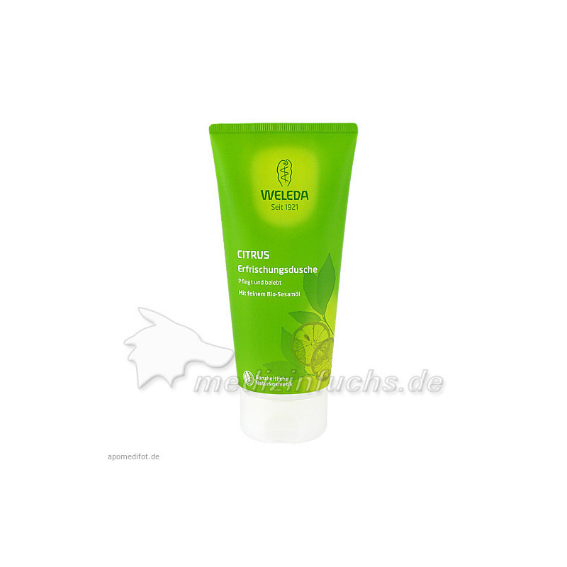 WELEDA Citrus Erfrischungsdusche, 200 ML – PZN 4352606