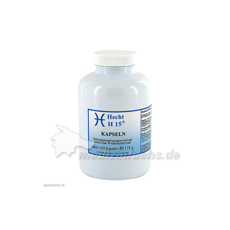 WEIHRAUCH HECHT H15 200 mg Kapseln, 200 ST – PZN 1217894