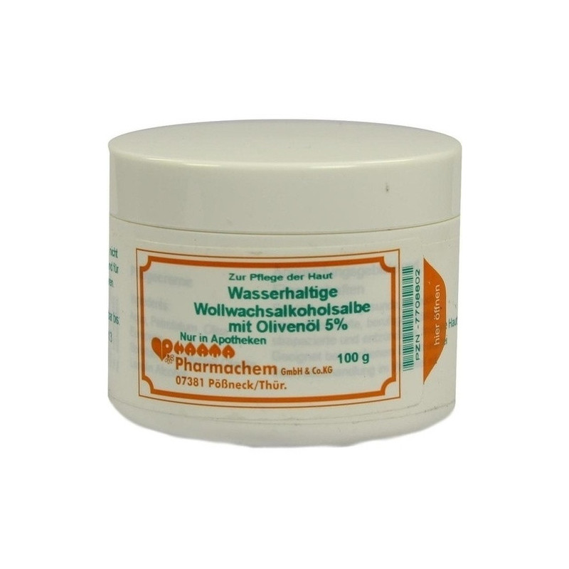 WOLLWACHSALKOHOLSALBE wasserh.m.Oliven, 100 G – PZN 7708802