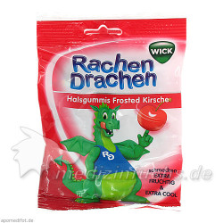 WICK RachenDrachen Halsgummis Kirsche, 75 G – PZN 6309253