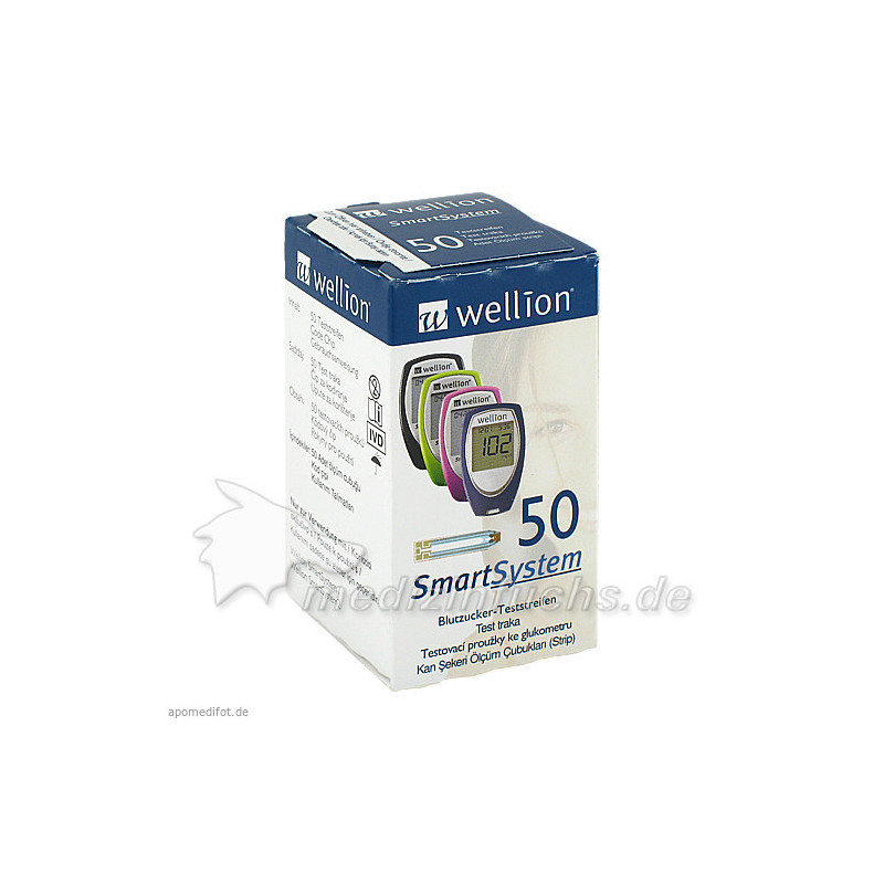 WELLION TrueTrack Blutzuckerteststreifen, 50 ST – PZN 3835231