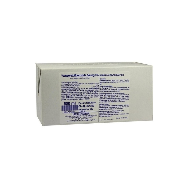 WASSERSTOFFPEROXID-L, 500 ML – PZN 7474333