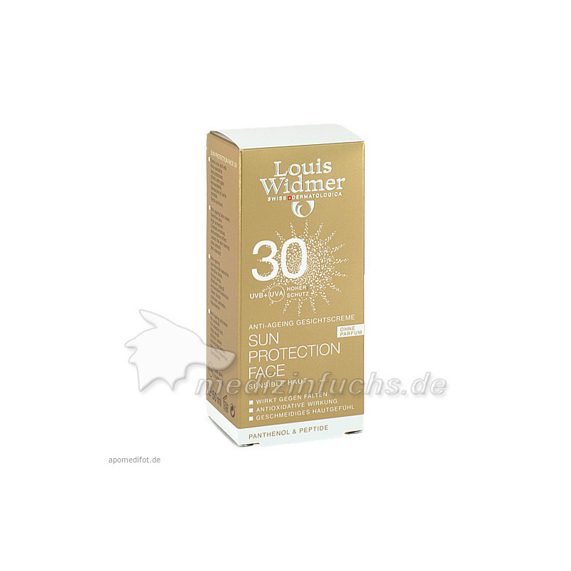 WIDMER Sun Protection Face Creme 30 unparf, 50 ML – PZN 5395635