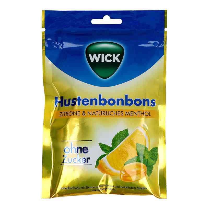 Wick Zitrone & nat.Menthol Bonb.o.zucker Beutel (72 g) – PZN 12595375