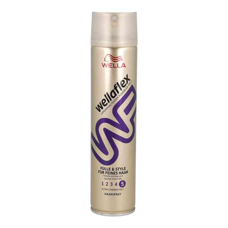 Wella Wellaflex Fülle & Style Haarspray für feines Haar Stufe 5 (250 ml) – PZN 8056352