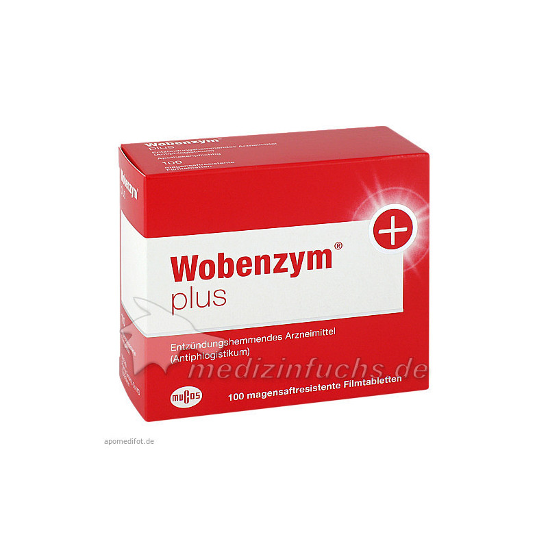 WOBENZYM Plus magensaftresistente Tabletten, 100 ST – PZN 6499503