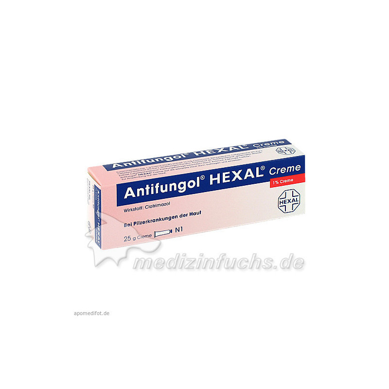 ANTIFUNGOL HEXAL Creme, 25 G – PZN 4972510