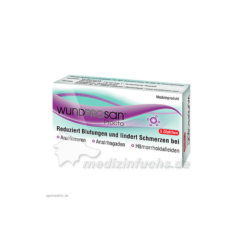WUNDPROSAN Procto Suppositorien, 5 ST – PZN 11123556