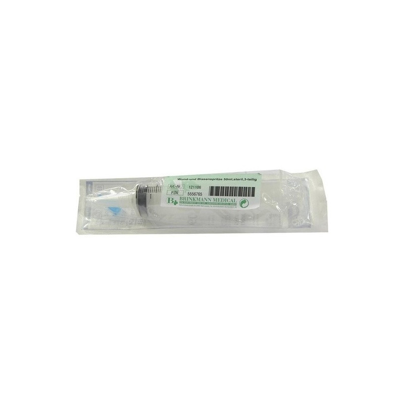 WUND UND BLASENSPRITZE 50 ml steril gerade Spitze, 1 ST – PZN 5556765