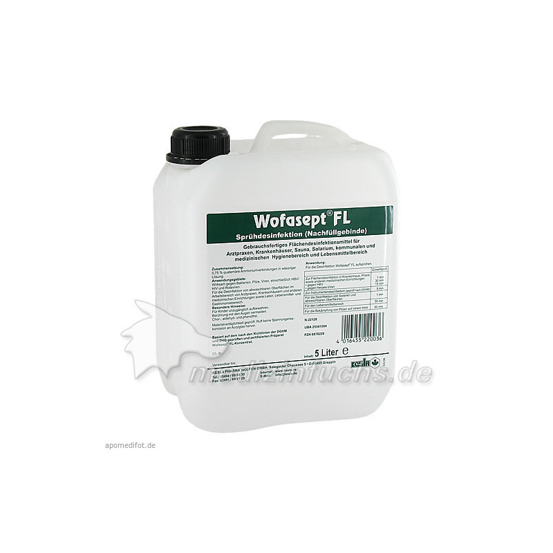 WOFASEPT FL Fl, 5 L – PZN 6878229