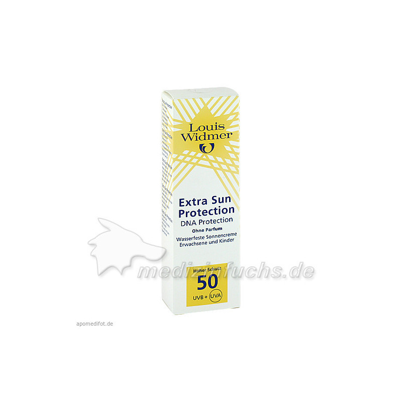 WIDMER Extra Sun Protection SPF 50 Creme unparf, 50 ML – PZN 9167003