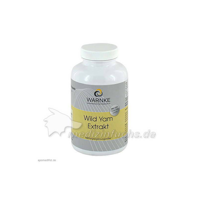 WILD YAM Extrakt Kapseln, 250 ST – PZN 3088834