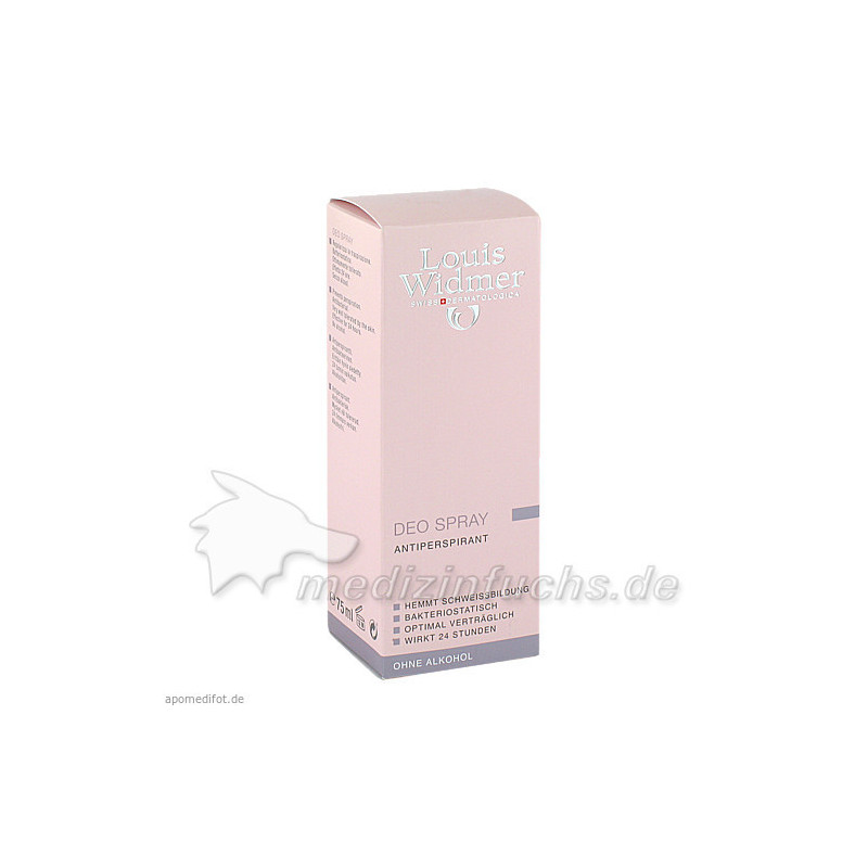WIDMER Deo Spray leicht parf, 75 ML – PZN 2765480