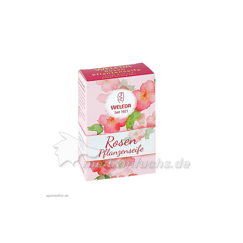 WELEDA Rosen Pflanzenseife, 100 G – PZN 1631702