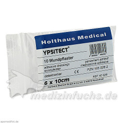 WUNDPFLASTER detektierbar 6x10 cm, 10 ST – PZN 1050282