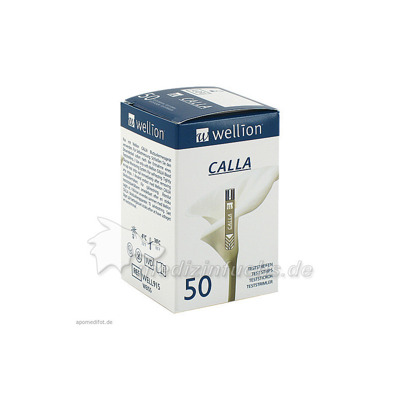 WELLION CALLA Blutzuckerteststreifen, 50 ST – PZN 1228969
