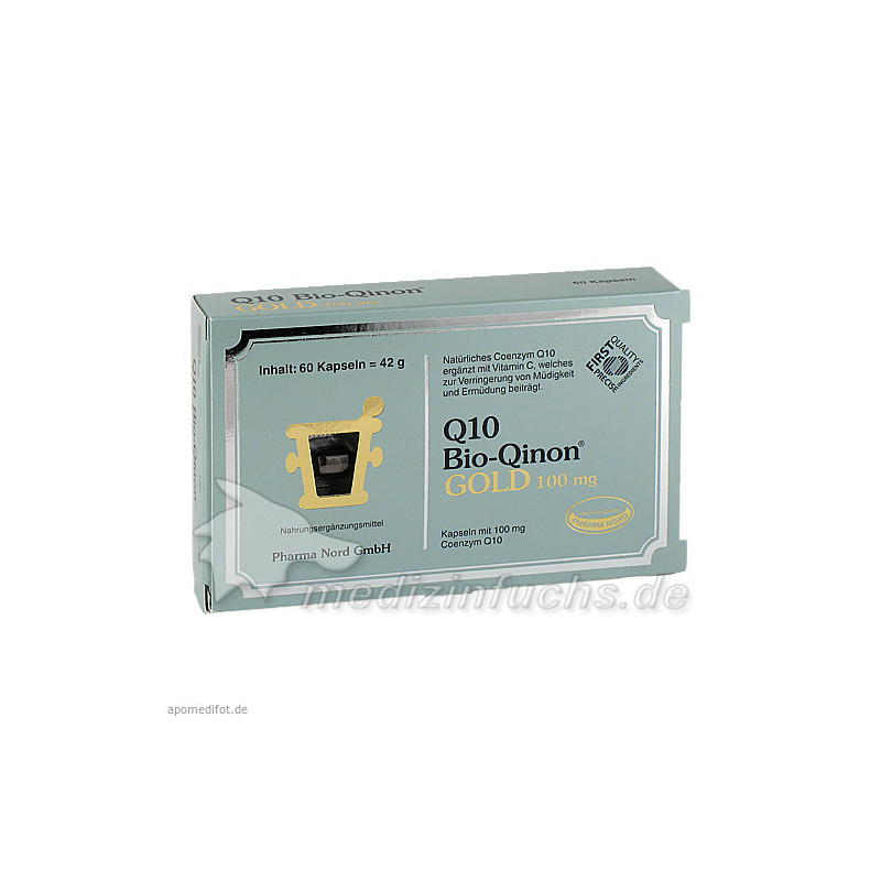 Q10 Bio-Qinon GOLD 100mg Pharma Nord, 60 ST – PZN 787833