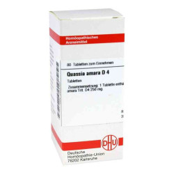 Quassia D 4 Tabletten (80 stk) – PZN 2635300