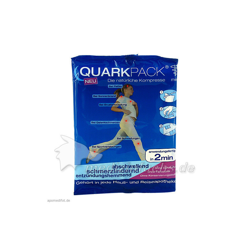 Quarkpack Kompresse bei Entzündungen, 5X4 ST – PZN 6434863