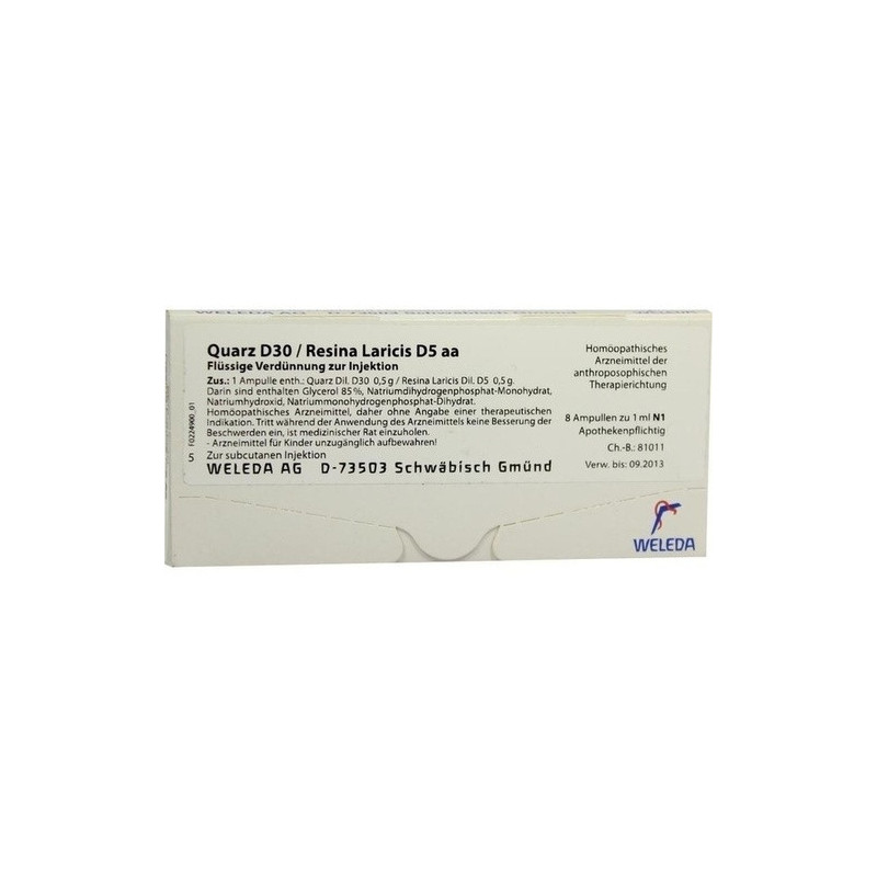 QUARZ D30 RESINA LAR D 5, 8X1 ML – PZN 1625713