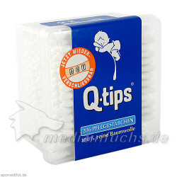 Q-tips Wattestäbchen Würfelbox, 206 ST – PZN 3945132