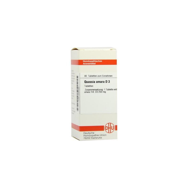 Quassia D 3 Tabletten (80 stk) – PZN 2930022