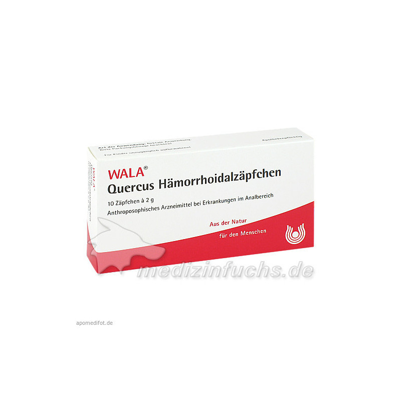 QUERCUS-HAEMORRHOIDALZAEPF, 10X2 G – PZN 1880701