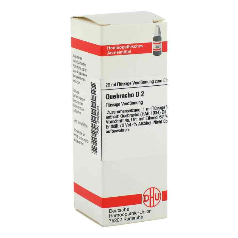 Quebracho D 2 Dilution (20 ml) – PZN 2806664