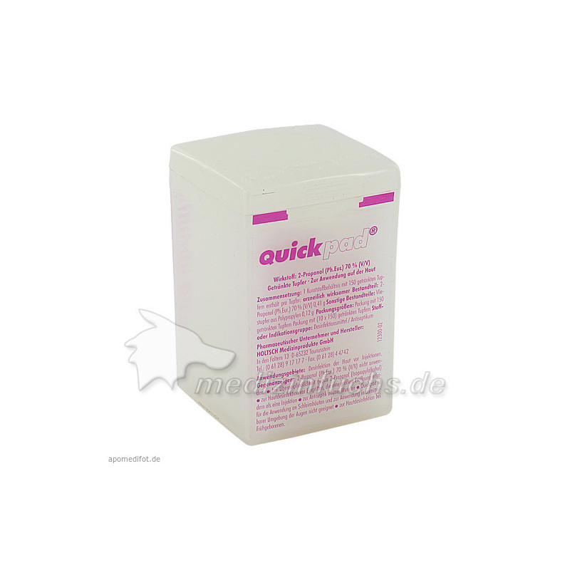 QUICKPAD ALK TUP SPENDER, 150 ST – PZN 177589